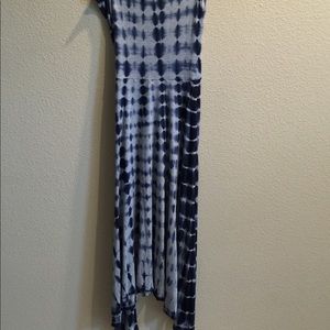 Cynthia Rowley navy tie dyed skirt/sun dress combo